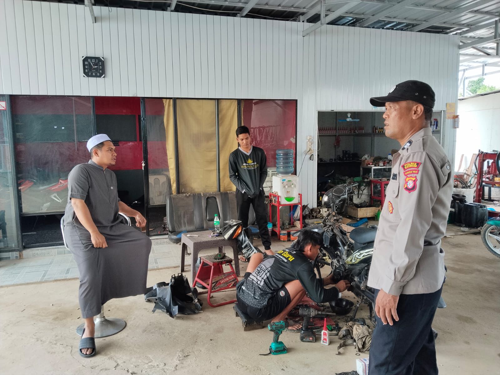 Polsek Katingan Tengah Sambang Kamtibmas