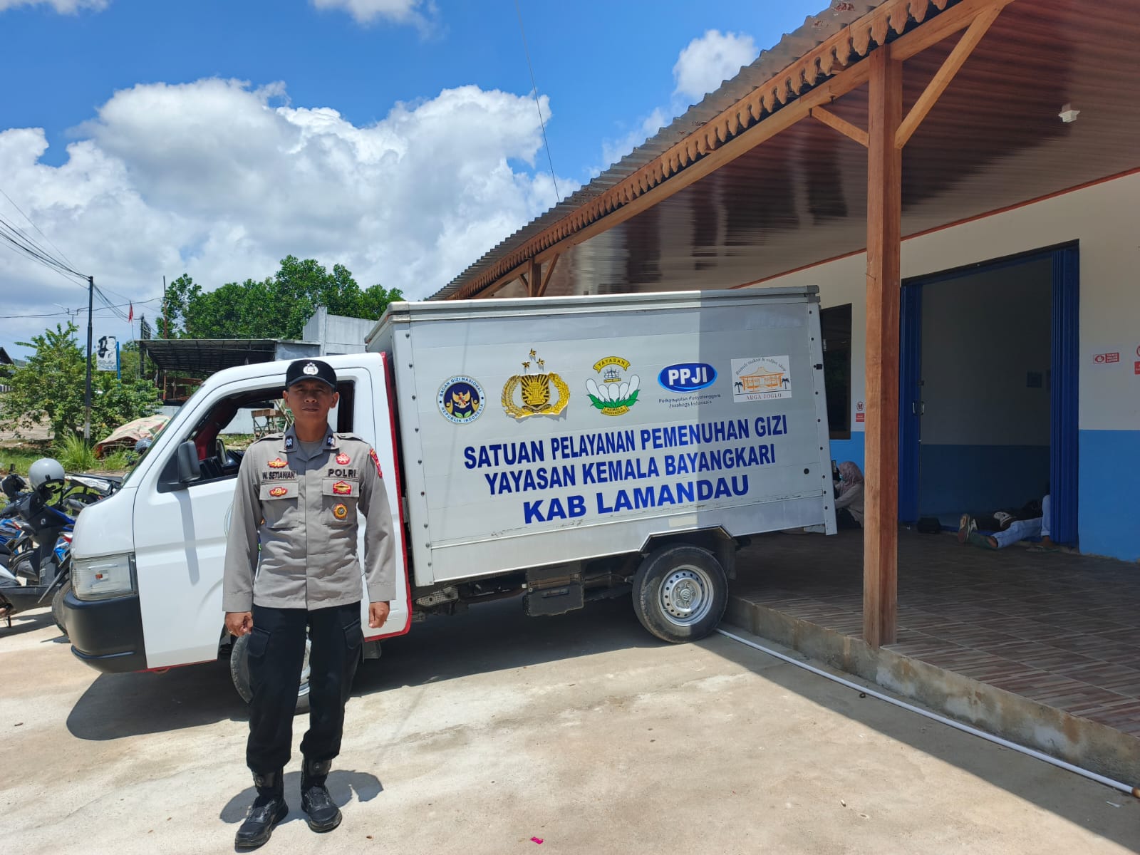 Personel Piket Polsek Bulik Sambangi dan Laksanakan Patroli di SPPG Kemala Presisi