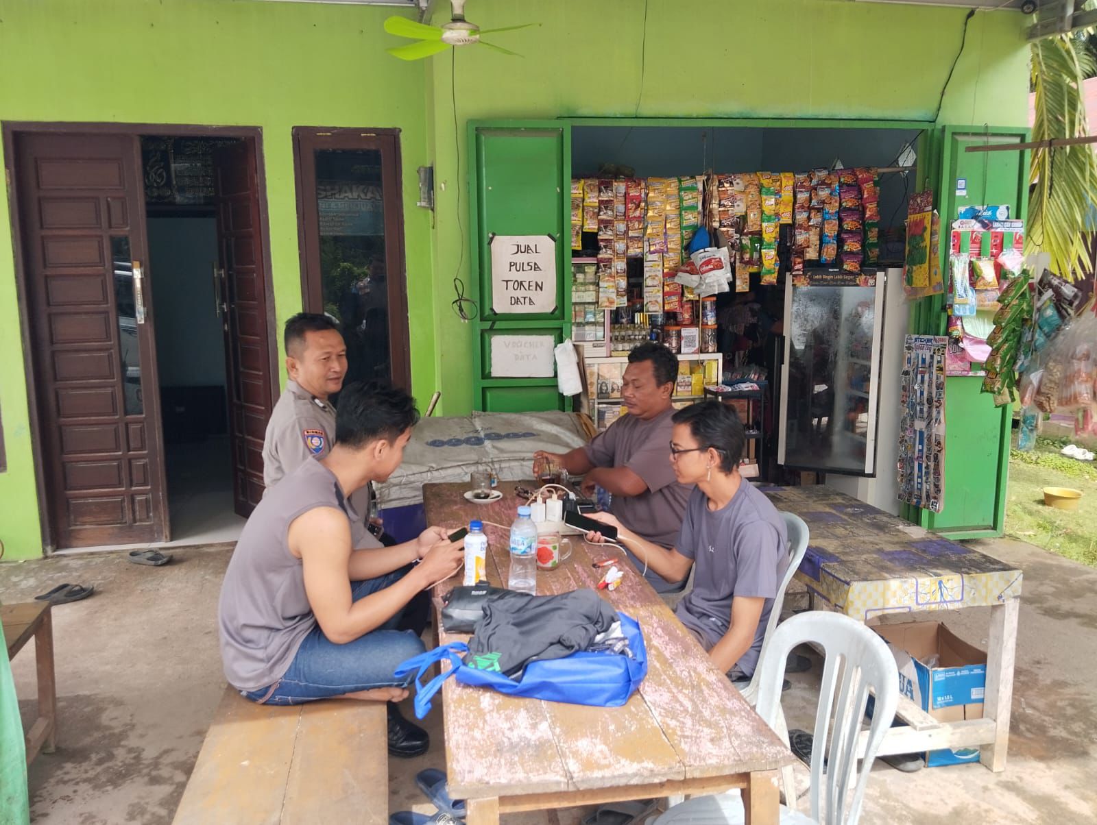 Polsek Katingan Tengah Sambang Kamtibmas