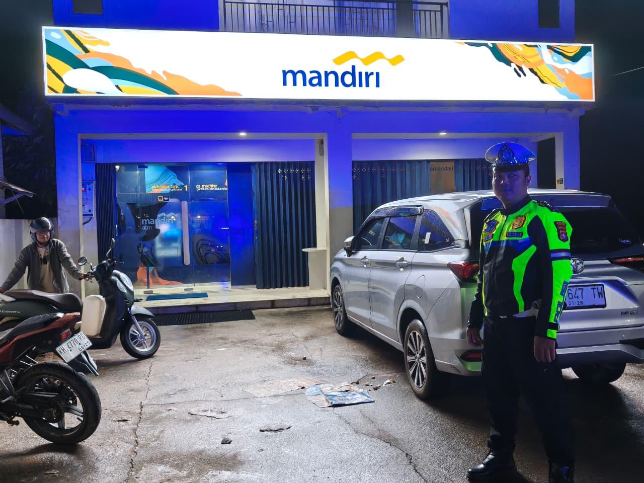 Piket Sat Lantas Patroli di Objek Vital diwilkum Polres Lamandau