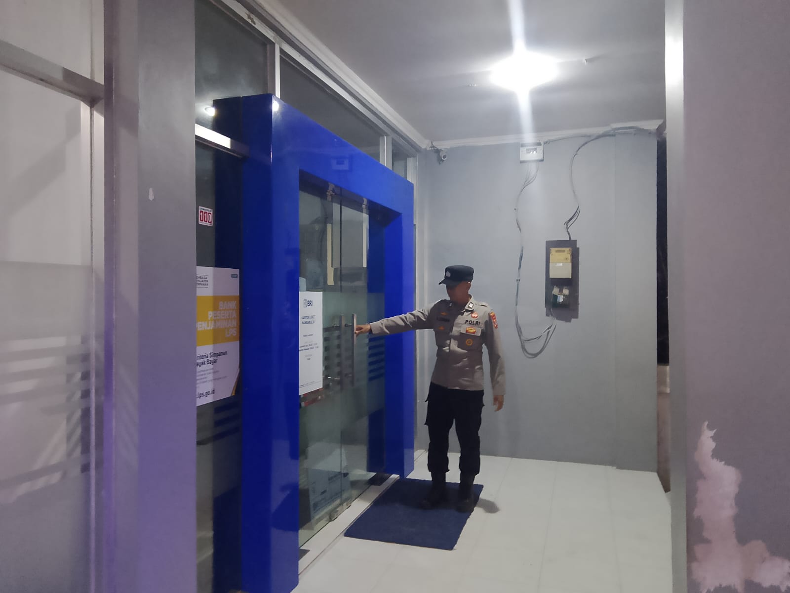 Personel Polsek melaksanakan Patroli di Wilkum Polsek Bulik