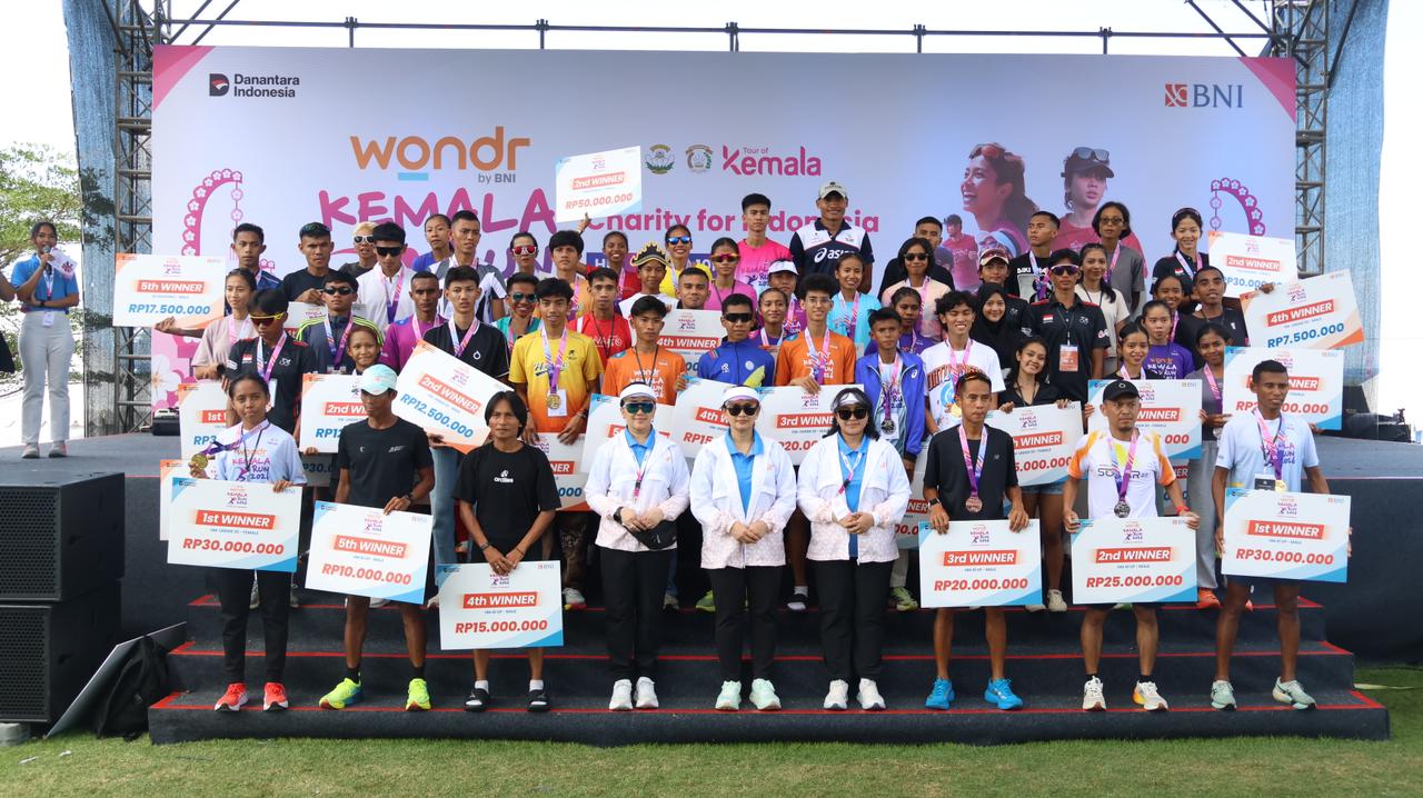 Kapolda Bersama Ketua Bhayangkari Kalteng Ikuti Kemala Run 2026 di Bali, Dukung Campaign Charity for Indonesia