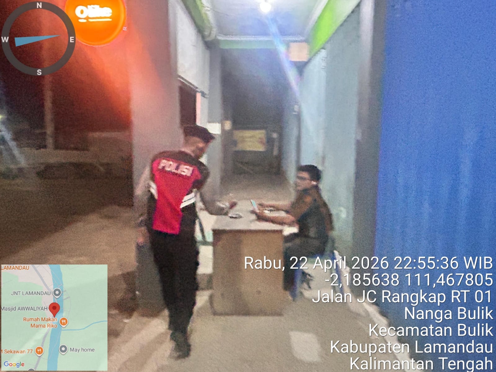 Personel Samapta Polres Lamandau Laksanakan Patroli dan Sambangi Masyarakat