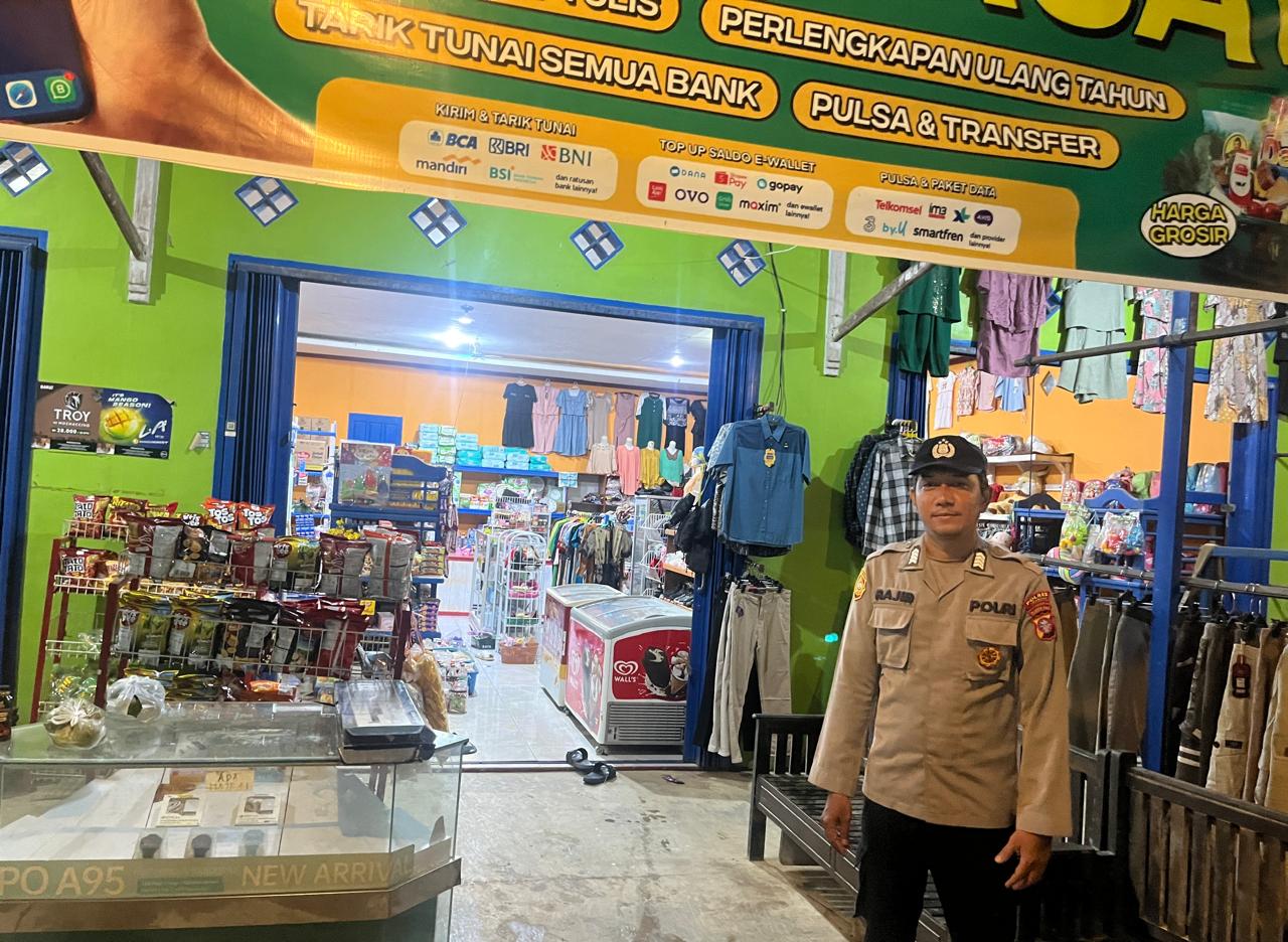 Ciptakan Situasi Aman, Piket Polsek Jalin Silaturahmi dengan Masyarakat