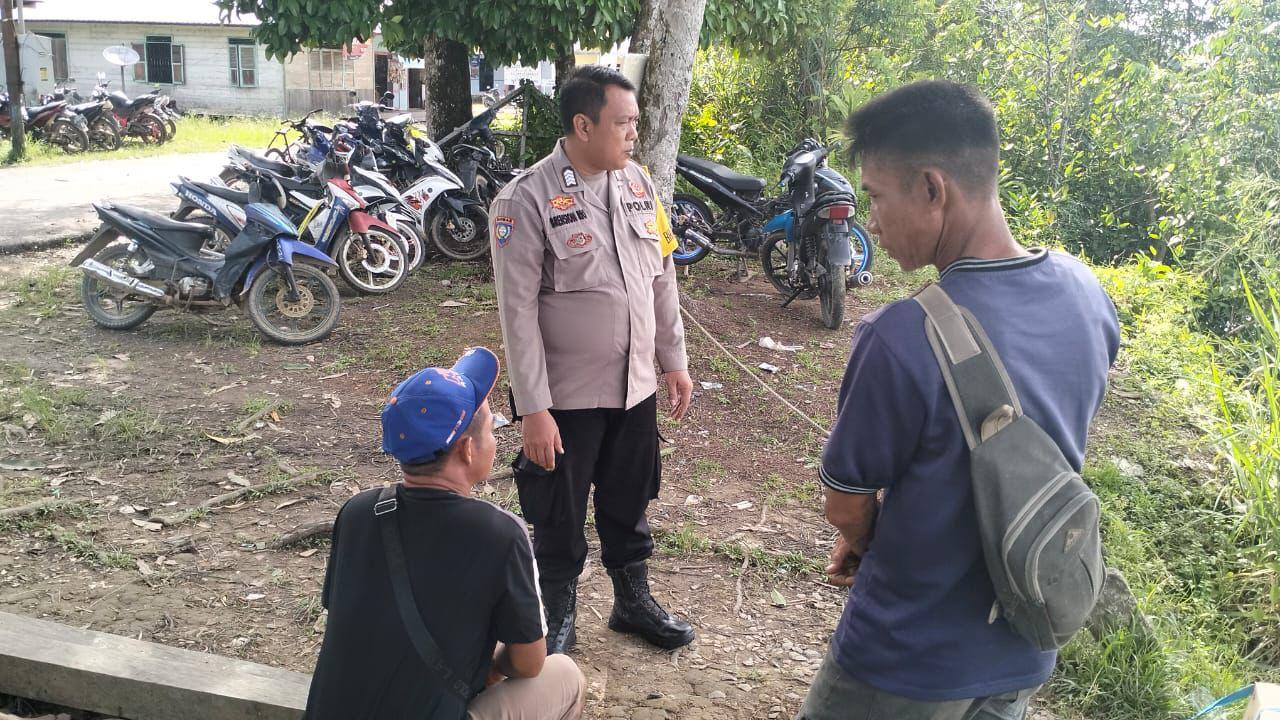 Polsek Katingan Tengah Sambang Kamtibmas