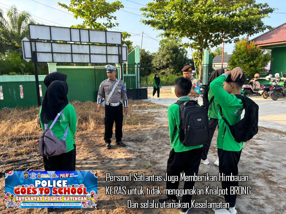 Police Goes To School Satlantas Polres Katingan.