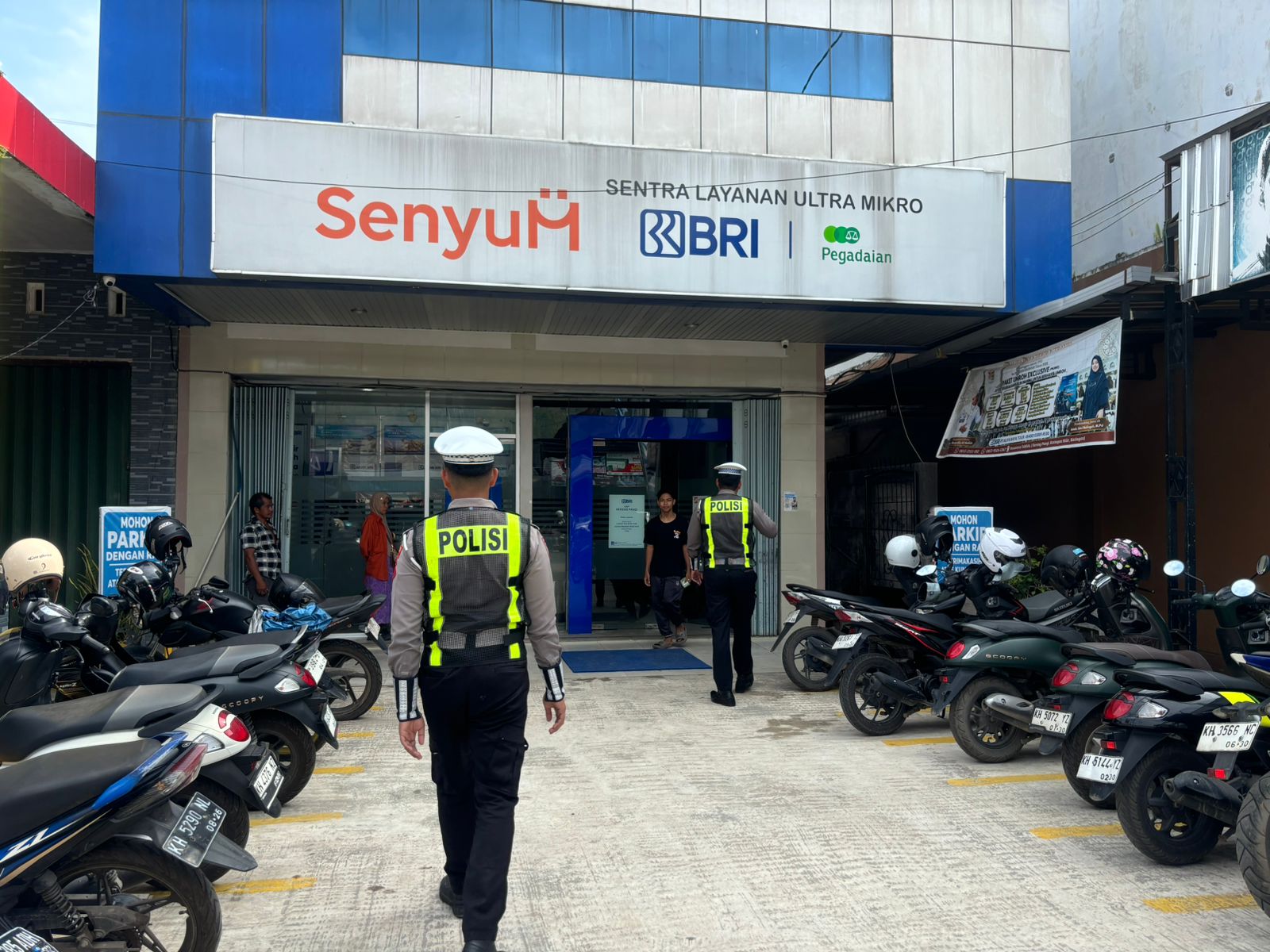 Ciptakan situasi kamtibmas yang kondusif, Satlantas Polres Katingan rutin laksanakan monitoring Objek Vital