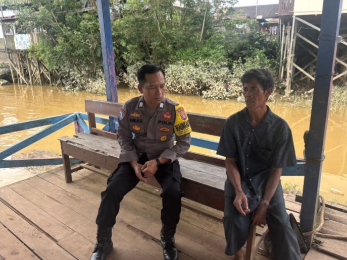 Polsek Katingan Tengah Sambang Kamtibmas