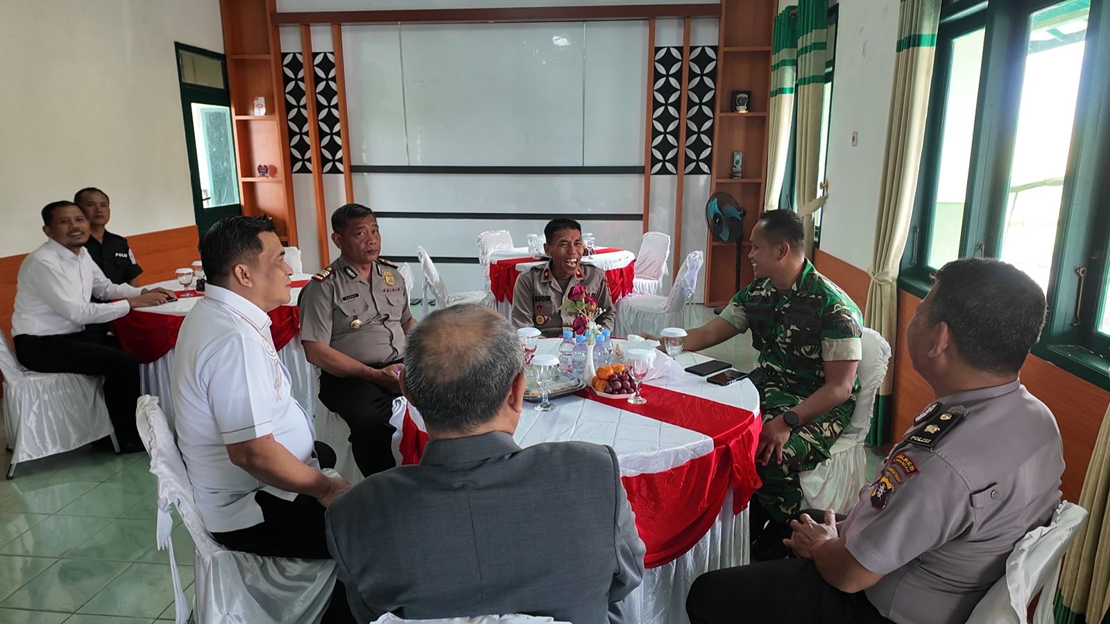 Waka Polres Lamandau Hadiri Coffee Morning dan Syukuran Ulang Tahun Dandim 1017/Lmd