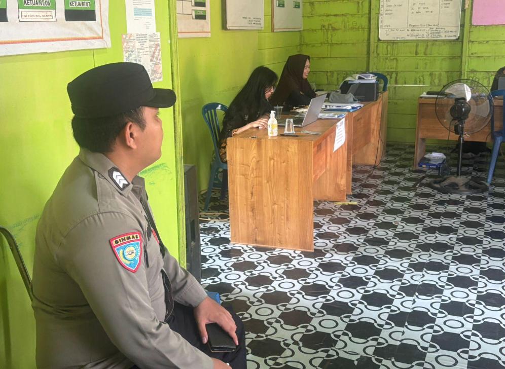 Perkuat Kamtibmas, Polsek Katingan Tengah Sambangi Warga