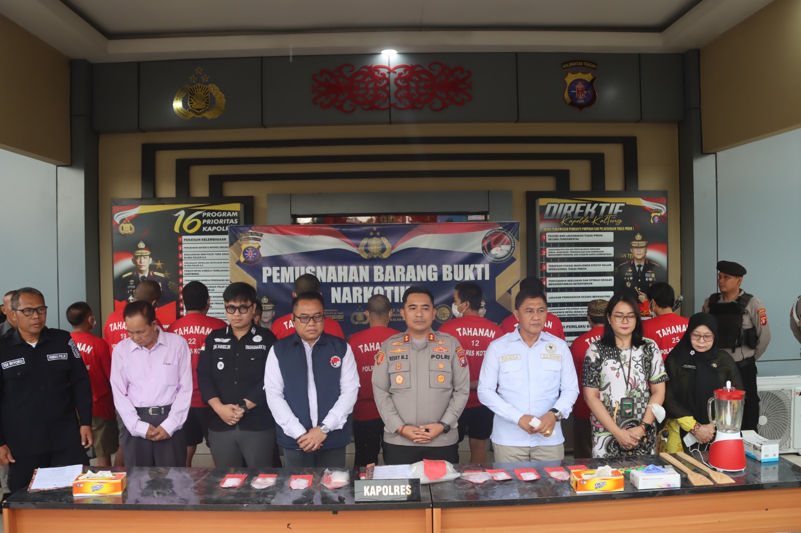 Polres Kotim Musnahkan 1.297,45 Gram Sabu, Langkah Tegas Lindungi Masyarakat dari Ancaman Narkoba