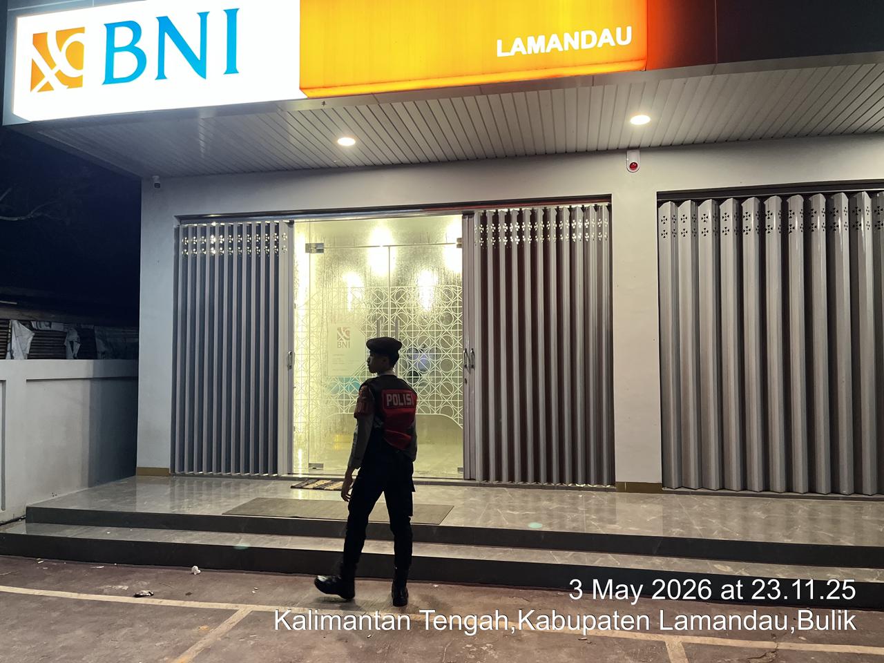 Sat Samapta Polres Lamandau Patroli di Objek Vital, Wilkum Polres Lamandau