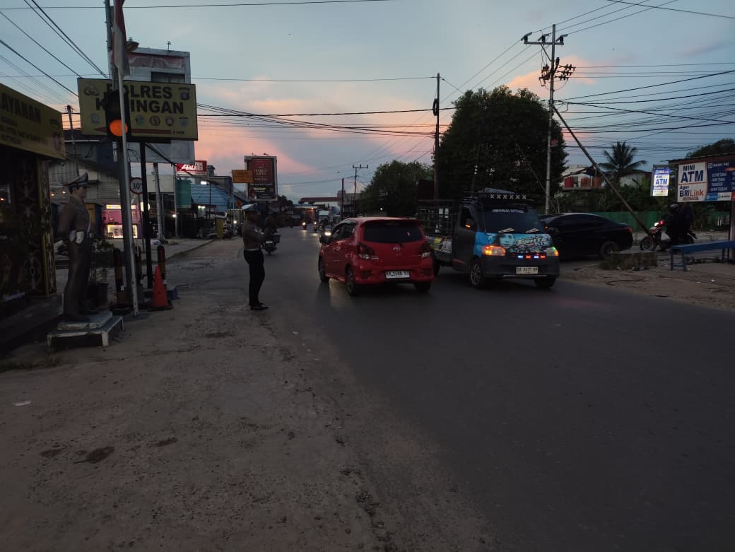 Pengaturan Sore Di titik Rawan kepadatan arus lalulintas