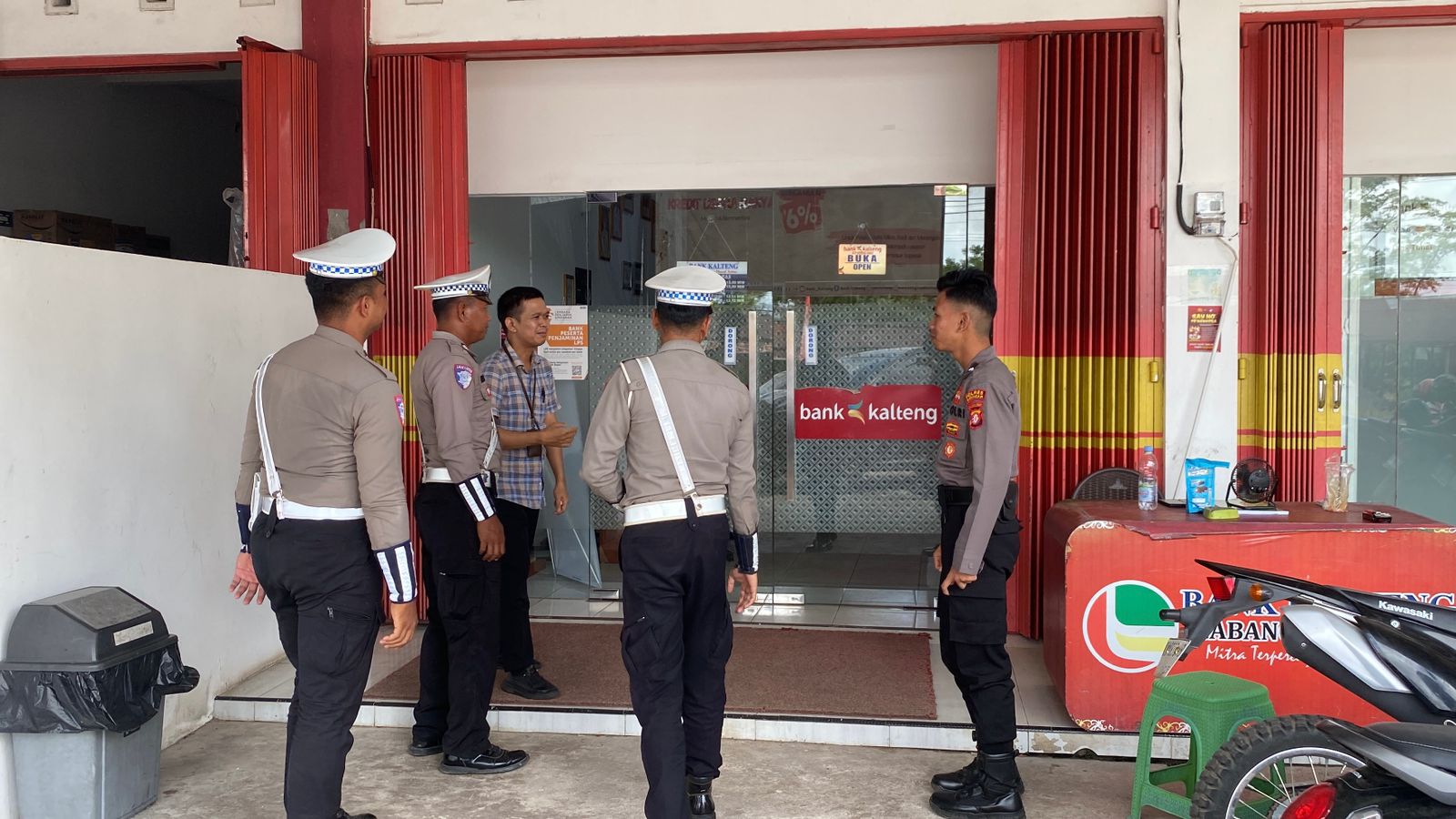 Satlantas Polres Katingan cek dan kontrol rutin Objek Vital Tiap harinya.