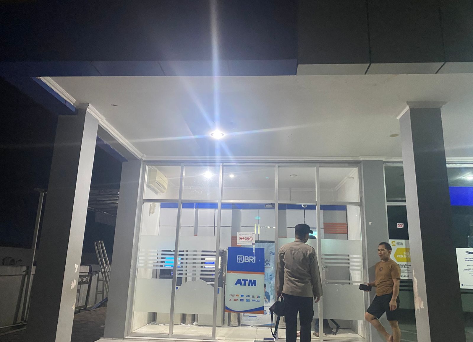 Cegah Gangguan Kamtibmas, Piket Polsek Bulik Patroli ATM