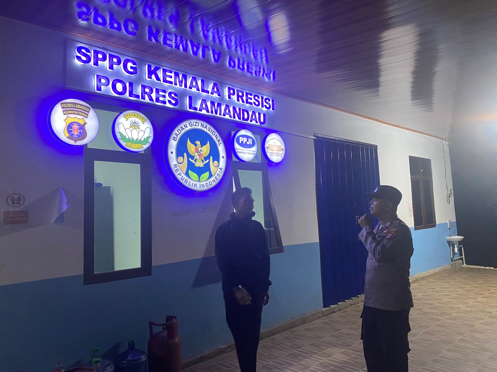 Personel Piket Polsek Bulik Sambangi dan Laksanakan Patroli di SPPG Kemala Presisi