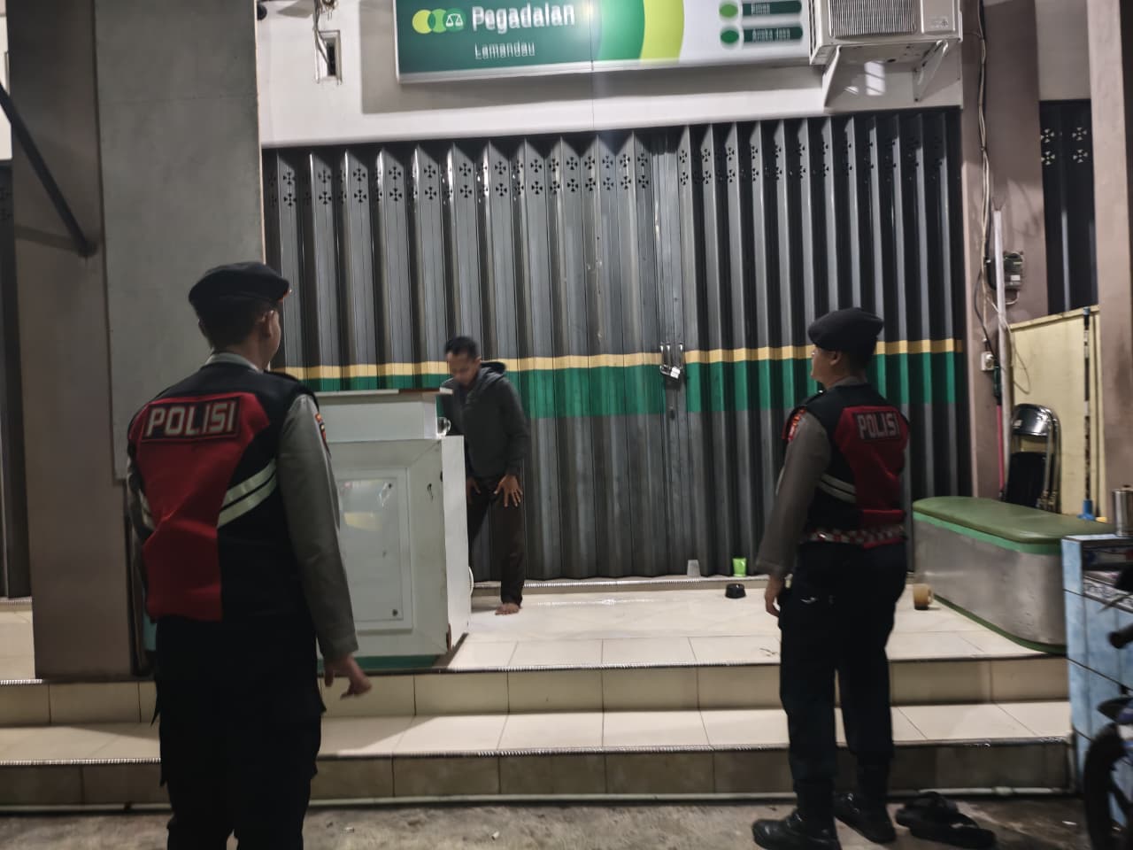 Sat Samapta Polres Lamandau Patroli di Objek Vital, Wilkum Polres Lamandau