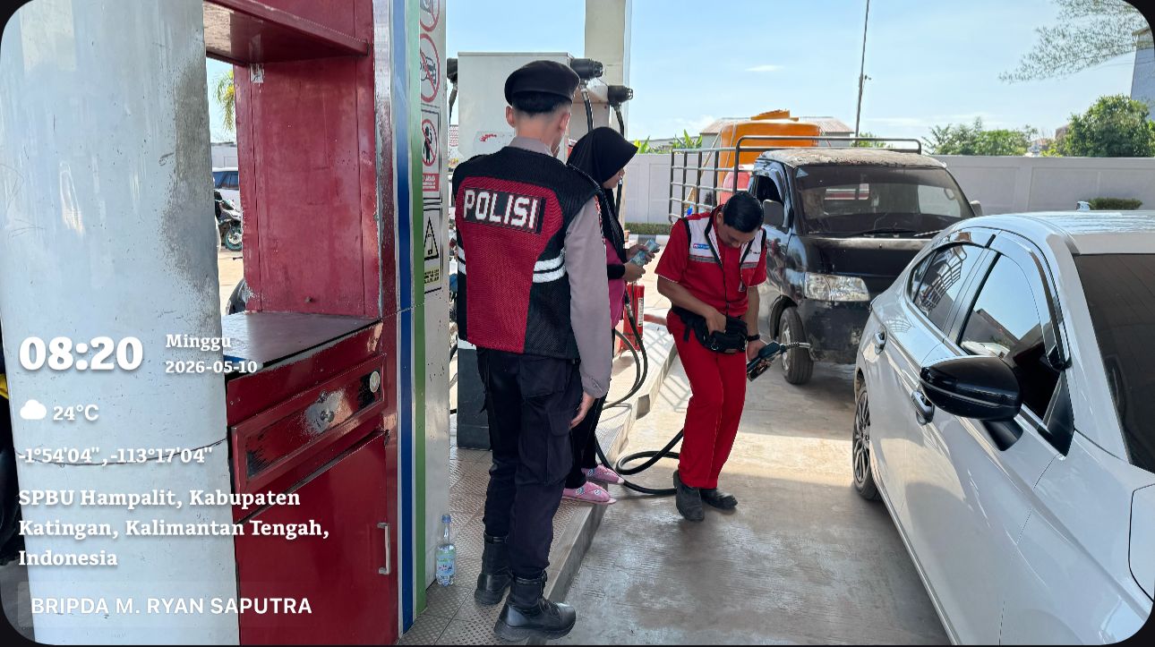 Patroli Pagi, Personel Samapta Polres Katingan Sasar Titik Rawan Tindak Pidana.