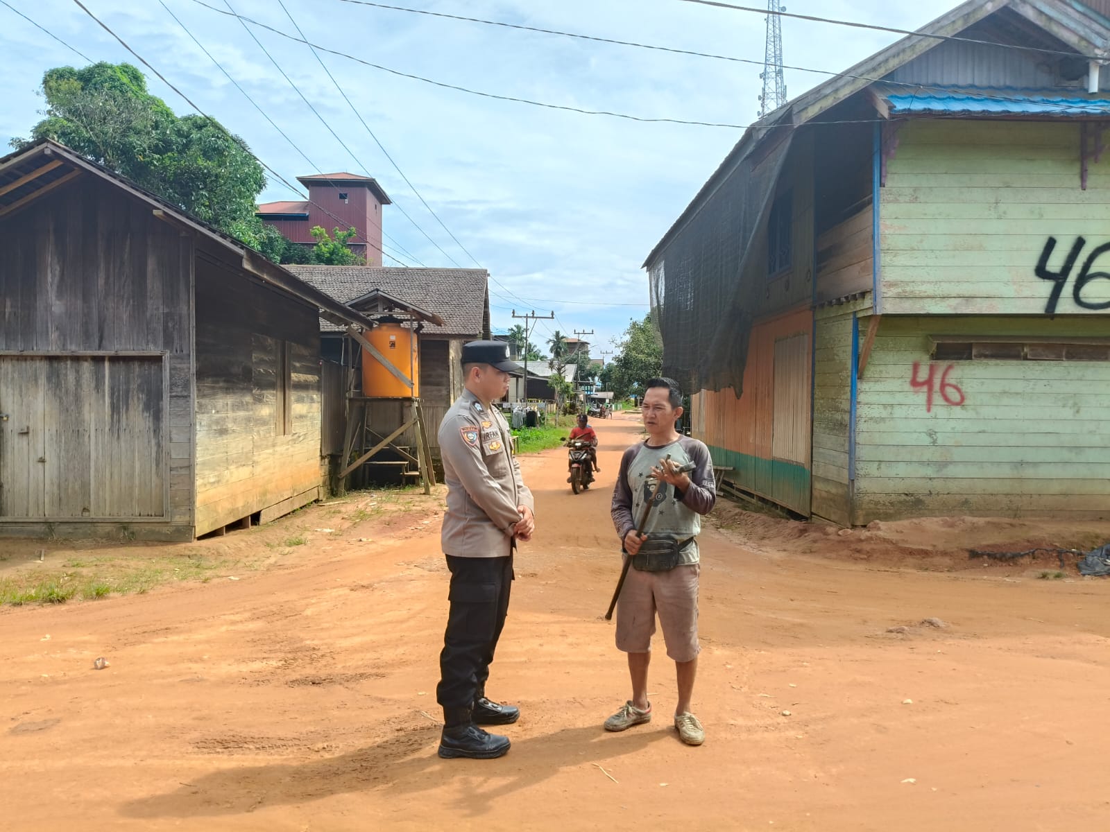 Demi Terciptanya Situasi Yang Aman dan Kondusif, Personil Polsek Katingan Kuala Kunjungi Warga Binaannya