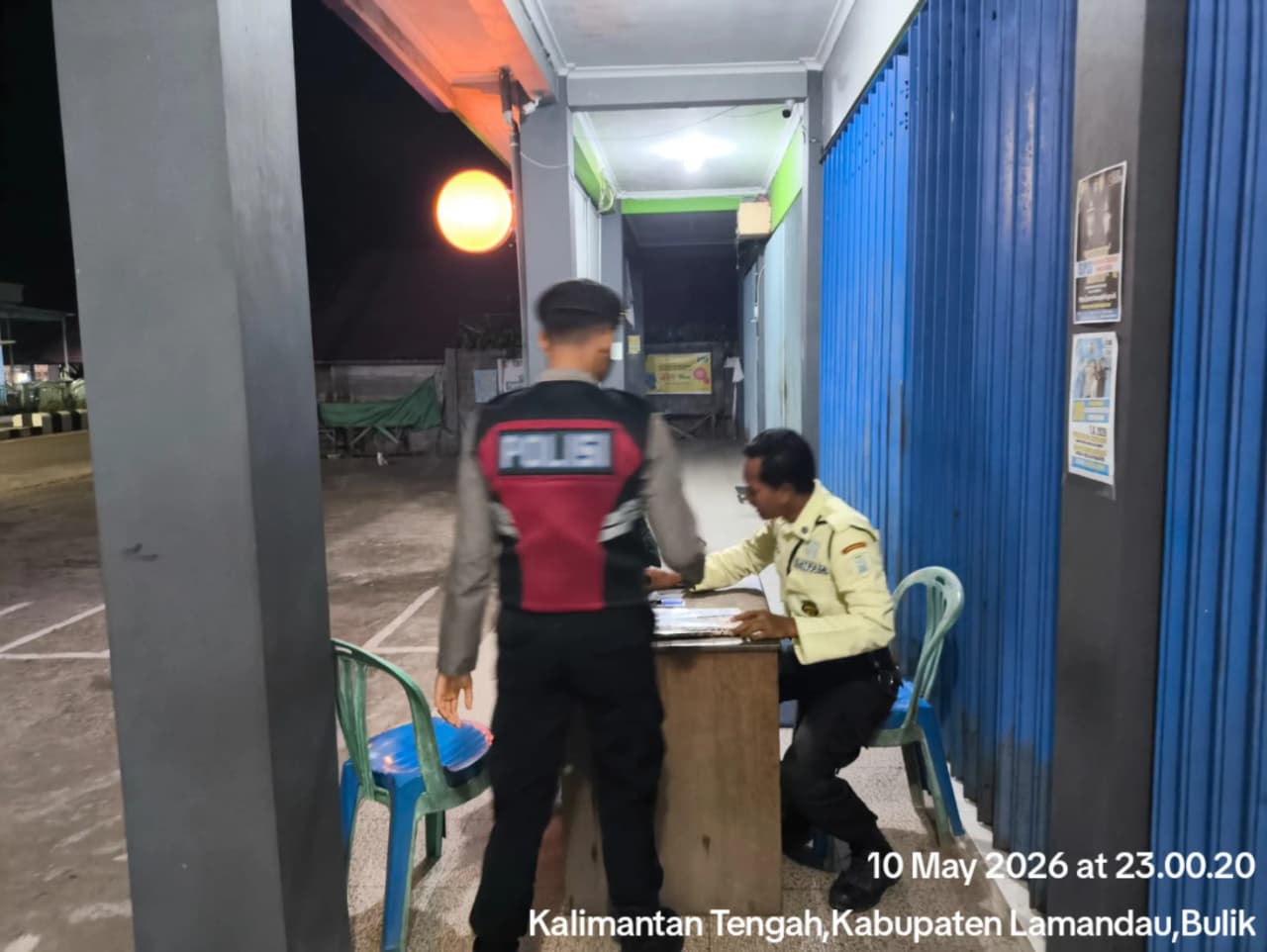 Sat Samapta Polres Lamandau Patroli di Objek Vital, Wilkum Polres Lamandau