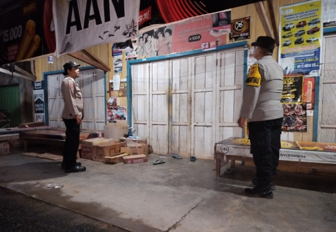 Piket Polsek Delang melaksanakan patroli diwilkum Polsek Delang