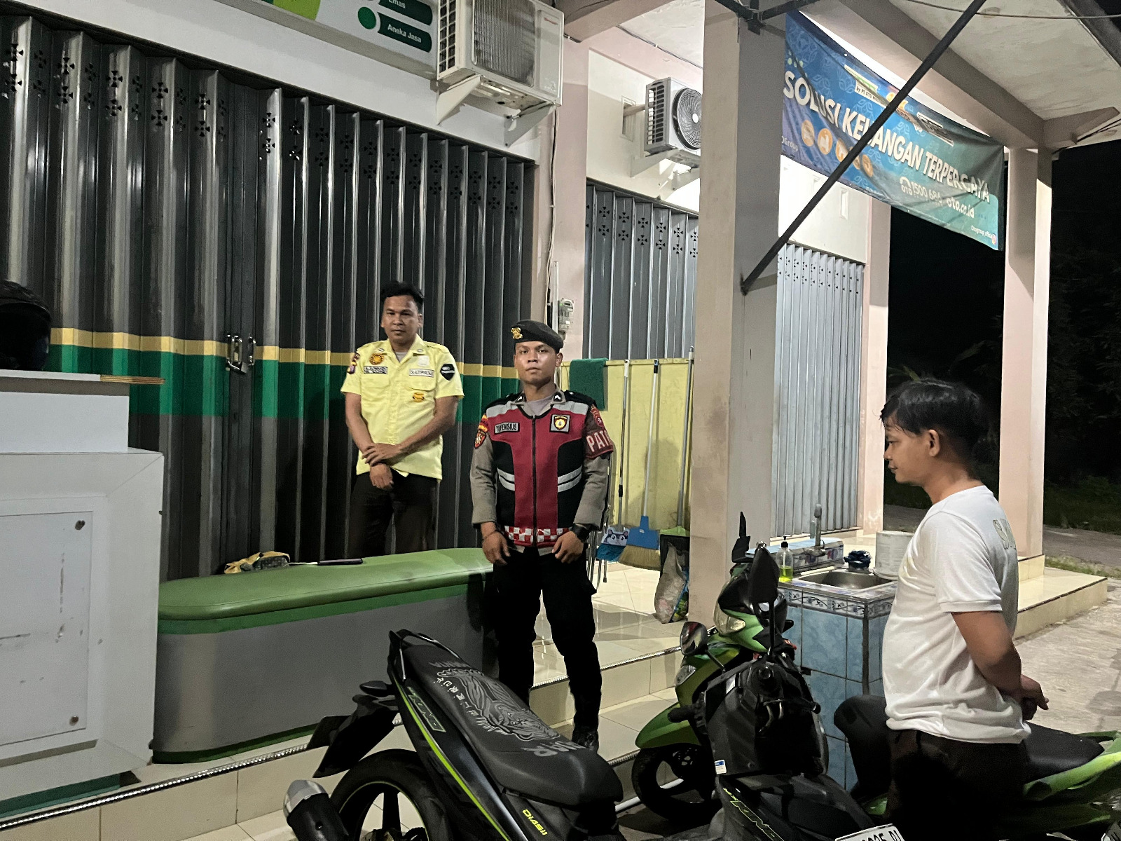 Wujudkan Kamtibmas Aman dan Kondusif, Sat Samapta Polres Lamandau Laksanakan Patroli Malam