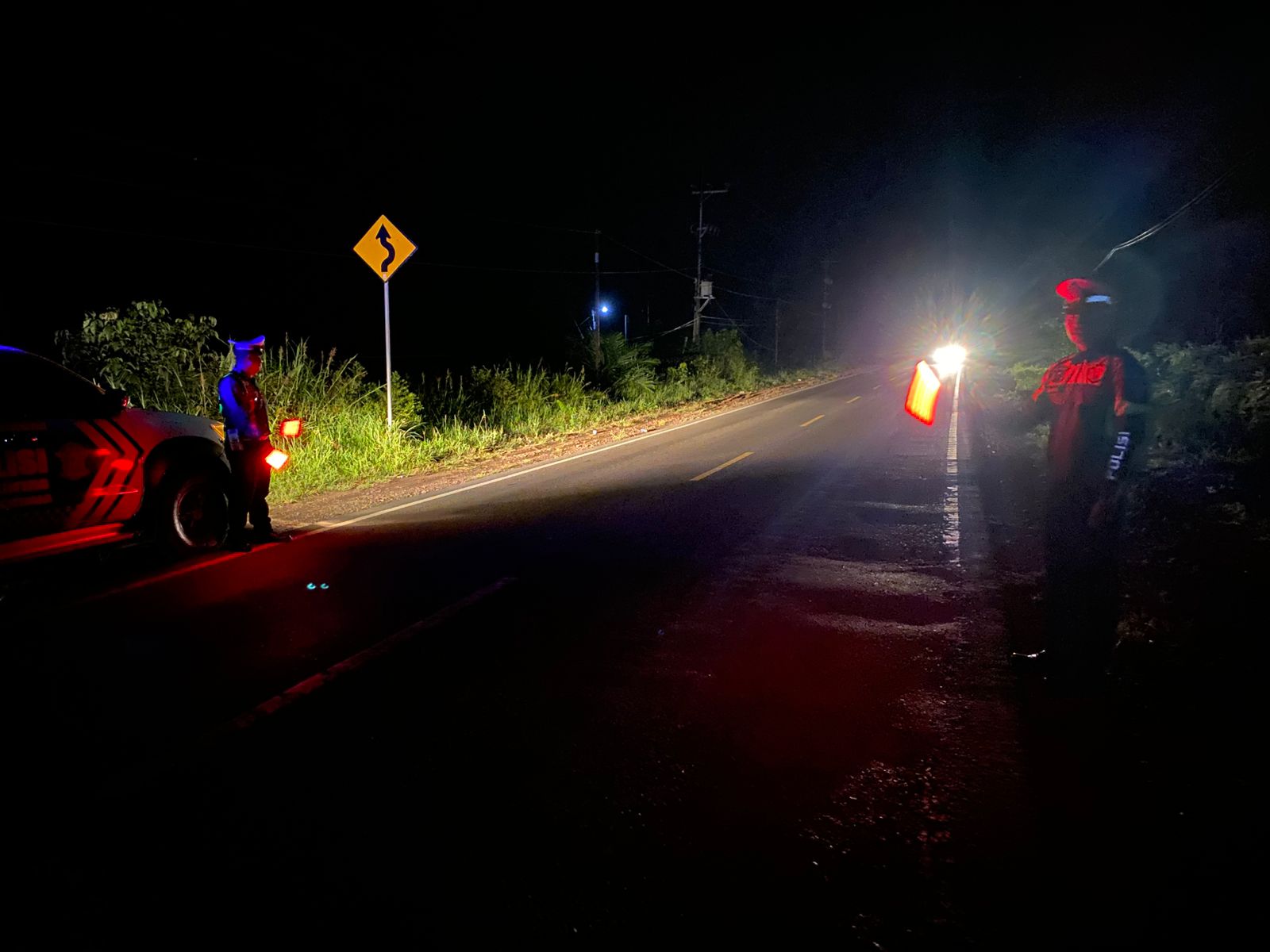 Antisipasi Laka Lantas, Satlantas Polres Katingan laksanakan patroli ke titik-titik lokasi rawan laka lantas.