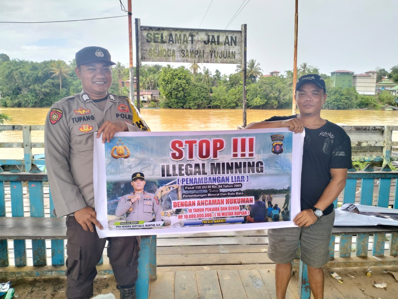 Polsek Marikit Gencarkan Sosialisasi Cegah Ilegal Mining di Wilayah Kecamatan Marikit