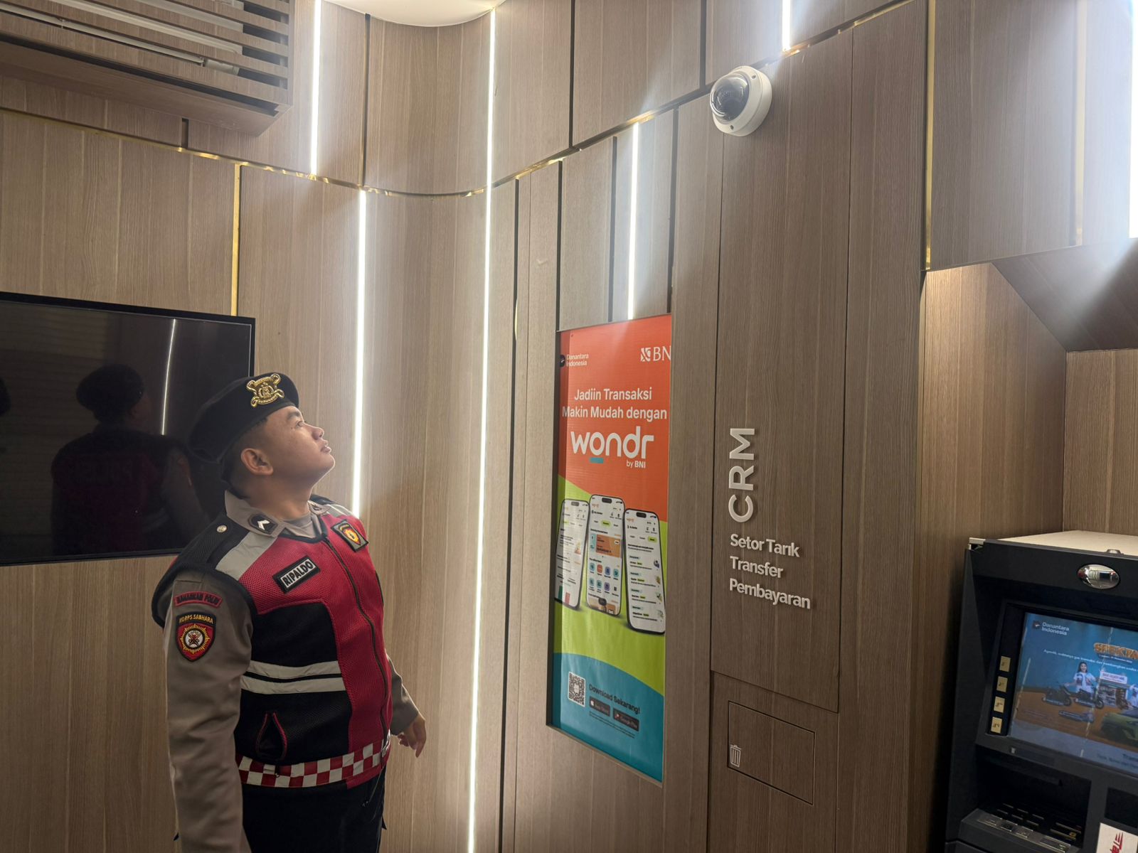Personel Sat Samapta Patroli ke Sejumlah ATM di Wilayah Hukum Polres Lamandau