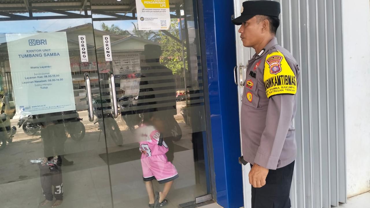 Polsek Katingan Tengah Sambang Kamtibmas