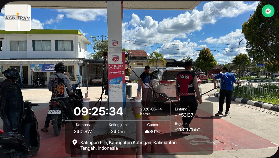 Patroli Pagi, Personel Samapta Polres Katingan Sasar Titik Rawan Tindak Pidana.