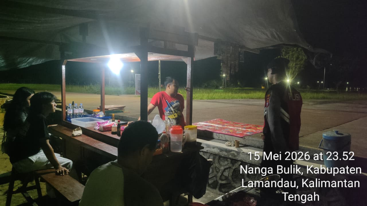 Personel Samapta Polres Lamandau Laksanakan Patroli dan Sambang Warga Guna Ciptakan Situasi Kamtibmas Kondusif