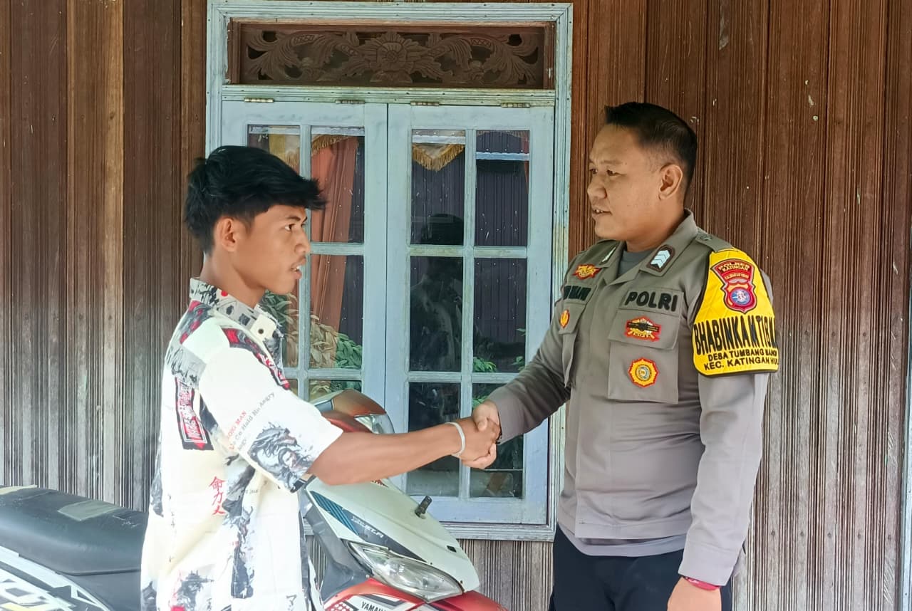 ‎BHABINKAMTIBMAS POLSEK KATINGAN HULU SAMBANGI WARGA.