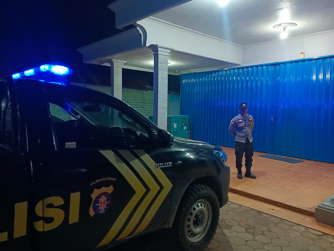 Personil Polsek Sematu Jaya laksanakan Patroli diwilkum Polsek Sematu Jaya
