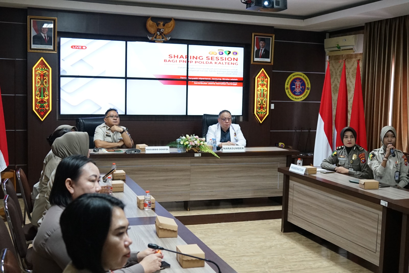 Bangun Kepedulian Terhadap Kesehatan, Rumkit Bhayangkara Gelar Sharing Session Penyakit Kronis Untuk PNPP Polda Kalteng