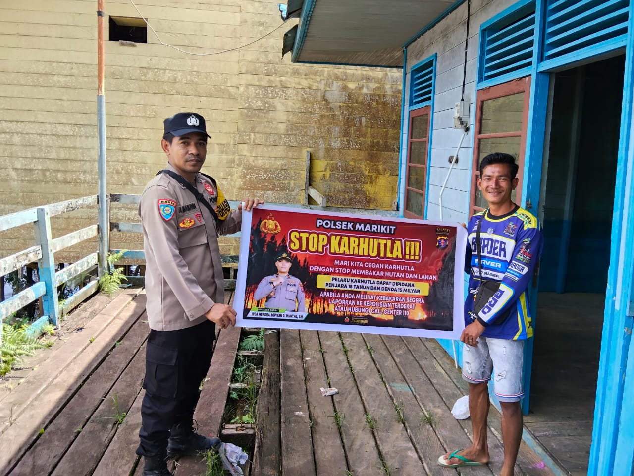 Polsek Marikit Rangkul Tokoh Masyarakat, Untuk Ikut Perkuat Pencegahan Karhutla dari Akar Rumput