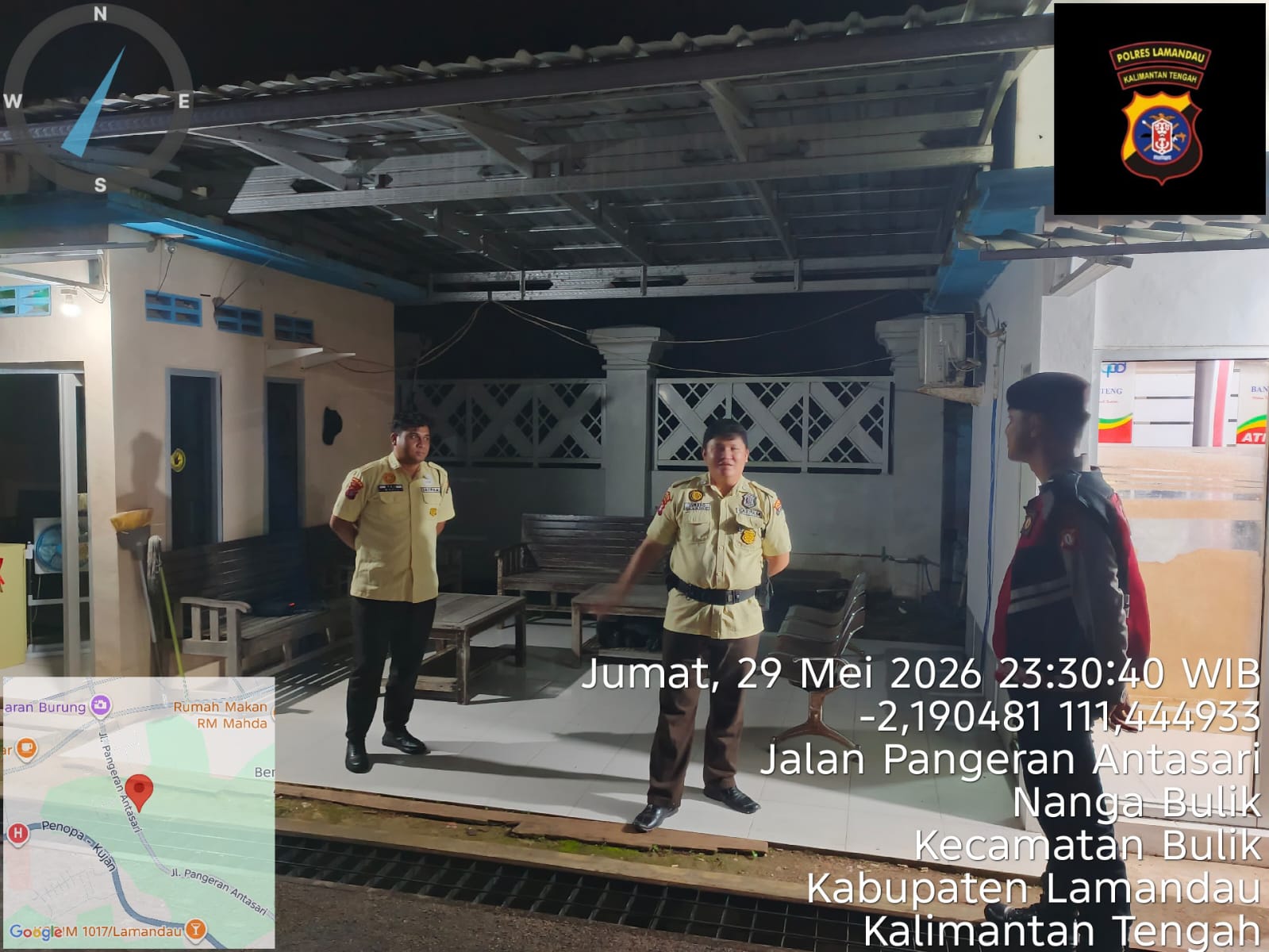Satsamapta Polres Lamandau tingkatkan patroli perbankan dan ATM pada malam hari