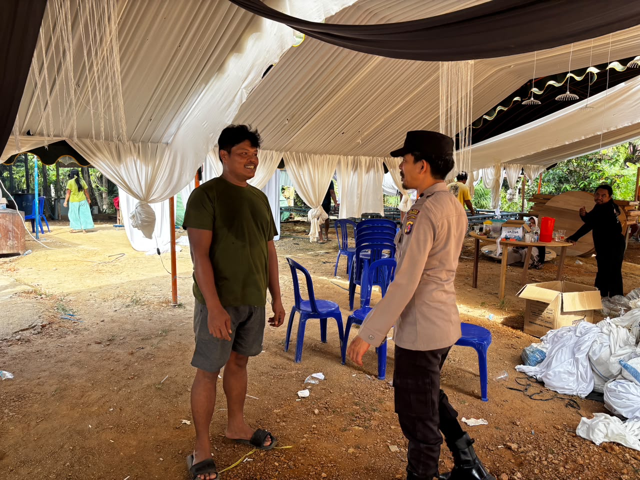 Sambangi Masyarakat Secara Langsung, Polsek Lamandau Serap Informasi Kamtibmas