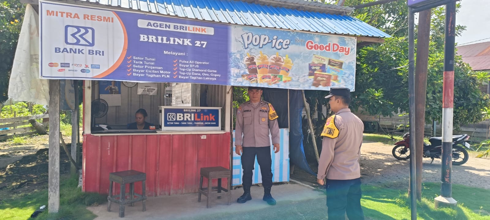 Dengan Patroli Dialogis, Polsek Tewang Sangalang Garing dan Pulau Malan Berikan Rasa Aman Kepada Masyarakat