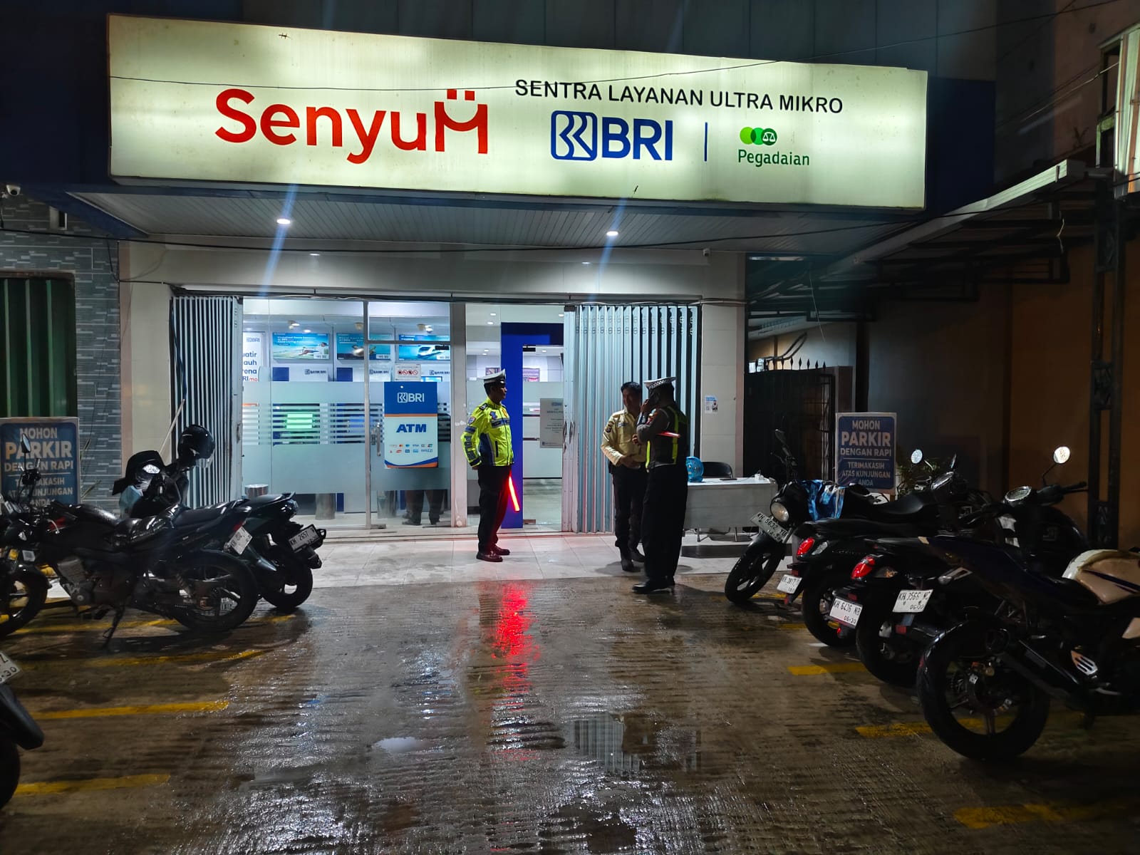 Ciptakan situasi kamtibmas yang kondusif, Satlantas Polres Katingan rutin laksanakan monitoring Objek Vital
