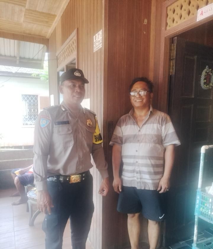 Polsek Katingan Tengah Sambang Kamtibmas